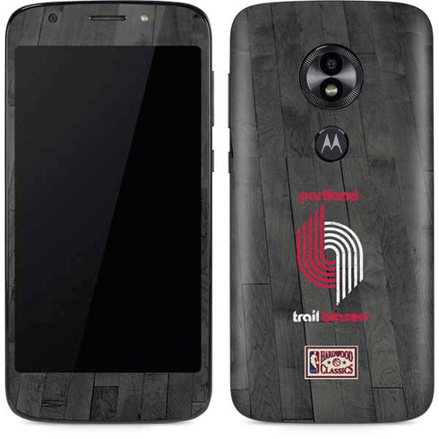 NBA Portland Trail Blazers Hardwood Classics Moto E5 Play Skin